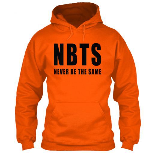 Nbts Never Be The Same Safety Orange Hoodie