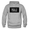 Pigalle Black Box Letter Hoodie