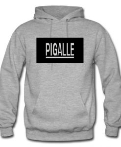 Pigalle Black Box Letter Hoodie