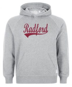 Radford Red Font Hoodie