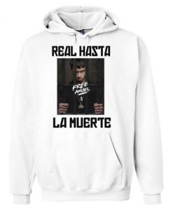 Real Hasta La Muerte White Hoodie