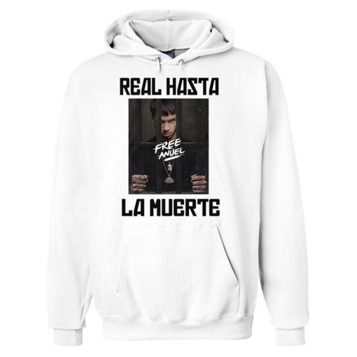 Real Hasta La Muerte White Hoodie