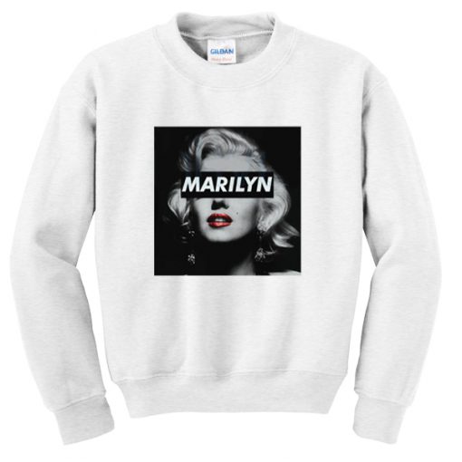 Red Lips Marilyn Monroe Sweatshirts