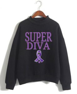 Super Diva Cancer Ruther Bader Ginsburg Sweatshirt