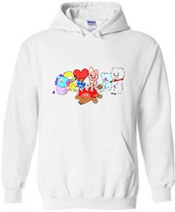 The Incredible Cute BT21 Logo Hoodie