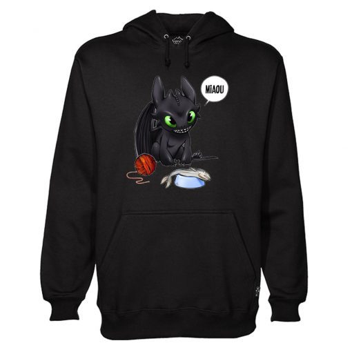 Toothless Dragon Miaou Hoodie