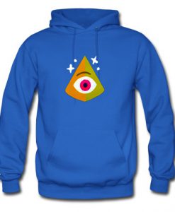 Triangle Eyes Graphic Hoodie