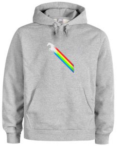 Unicorn Rainbow Hoodie Pulover