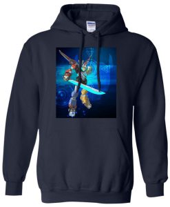 Voltron Legendary Defender Combined Lion Poster Hoodie