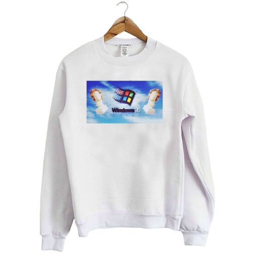 Windows 95 Vaporwave Art Sweatshirt