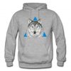 Wolf Face Graphic Hoodie