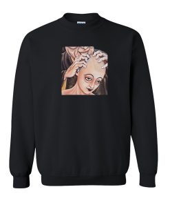 bald head graphic sweatshirt