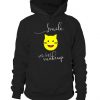 emoji cat kitty cat smile best make up Hoodie
