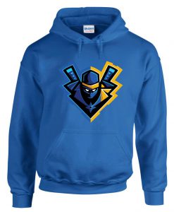 ninja fortnite hoodie blue