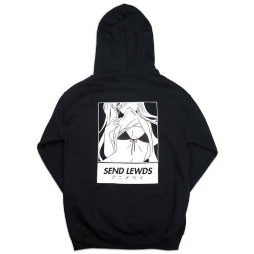 send lewds anime girl hoodie