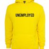 unemployed font Hoodie