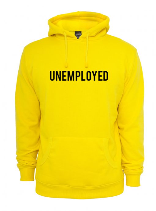 unemployed font Hoodie