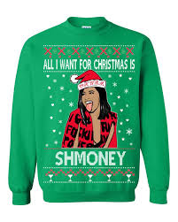 All I Want For Christmas Is Shmoney Cardi B Sweatshirt