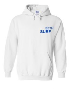 Beth Surf pocket logo hoodie