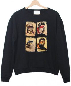 Donatello Raphael Leonardo Michelangelo Sweatshirt