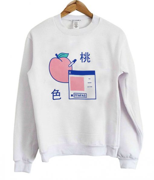 Japanese Milk & Peach Sweatshirt