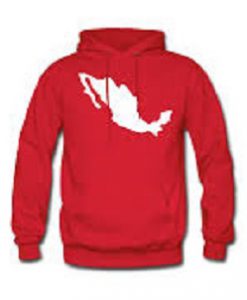 Mexico Map Graphic Hoodie