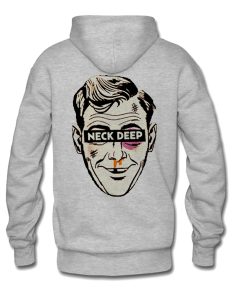 Neck deep back hoodie