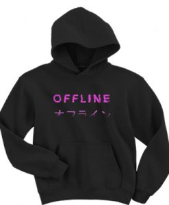 Offline Aesthetic Vaporwave Hoodie