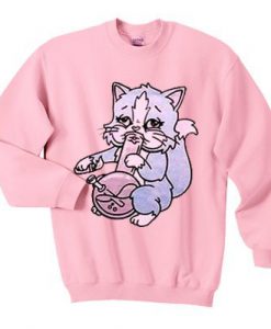 Pastel Bong Cat Sweatshirt