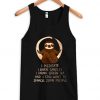 Sloth I Meditate I Burn Candles TankTop