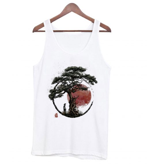 Sunset in Huangshan Tank top