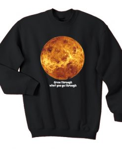 Venus Planet Graphic Sweatshirt