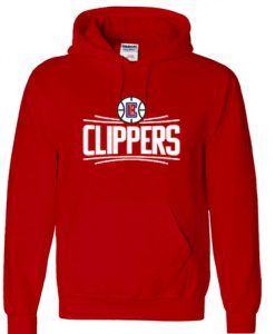 clippers football graphic hoodie