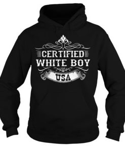 Certified white boy USA Hoodie