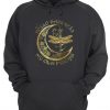 Moon Dragonfly Hello Darkness My Old Friend Hoodie