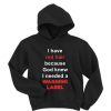 I have red hair quote hoodie