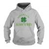 Luckier to Be Scottish Shamrock leaf Hoodie