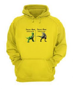 Rex Dinosaur soccer mom before the game during the game hoodie