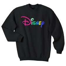 disney rainbow logo sweatshirt
