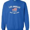 los angeles west coast sweatshirt