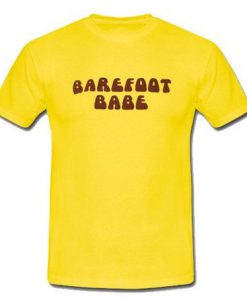 Barefoot Babe Yellow Shirt