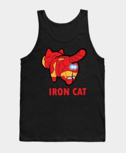 Iron Cat Funny Tank Top