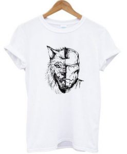 Iron Man Stark Wolf T Shirt