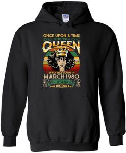 Queen March 1980 Queen Birthday Vintage Hoodie