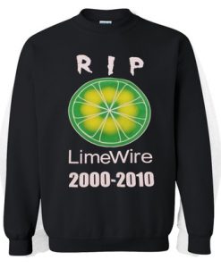 RIP Lime Wire Logo Sweatshirt