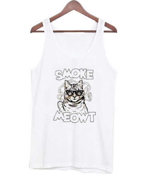 Smoke Meowt Cute Tanktop