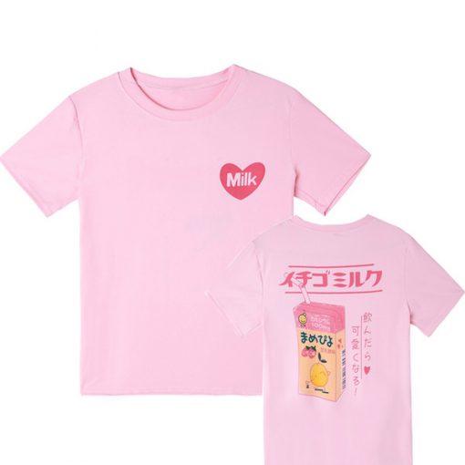 strawberry ichigo milk t shirt