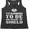 training to be agent of shield tanktop