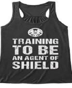 training to be agent of shield tanktop