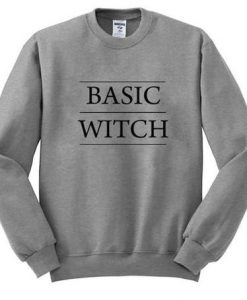 Basic Witch Font Sweatshirt